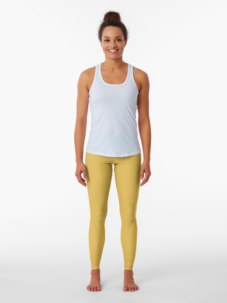 Mustard Yellow Color  Leggings for Sale by quarantine81