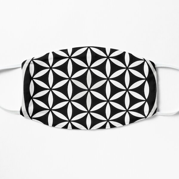 Flower of Life Yin Yang Flat Mask