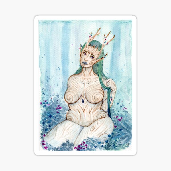 Vista previa del artículo con la obra «Dryad espiral sereno», diseñado y vendido por Lmih.