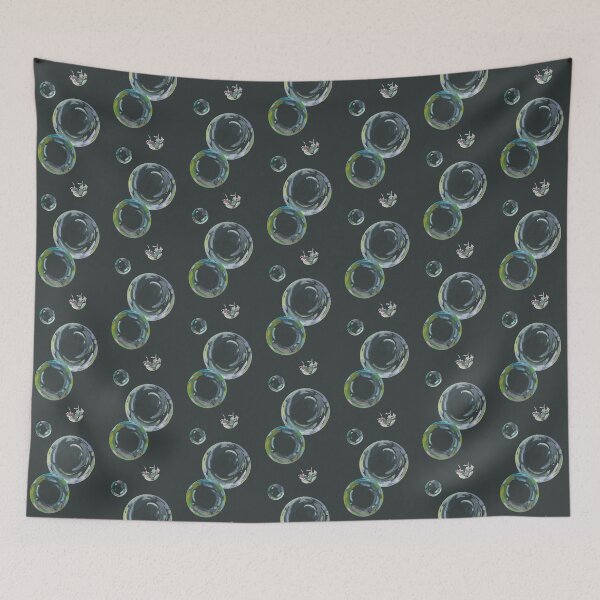 Item preview, Soap Bubbles on Black Chalkboard designed and sold by AlbaGiuliaC.