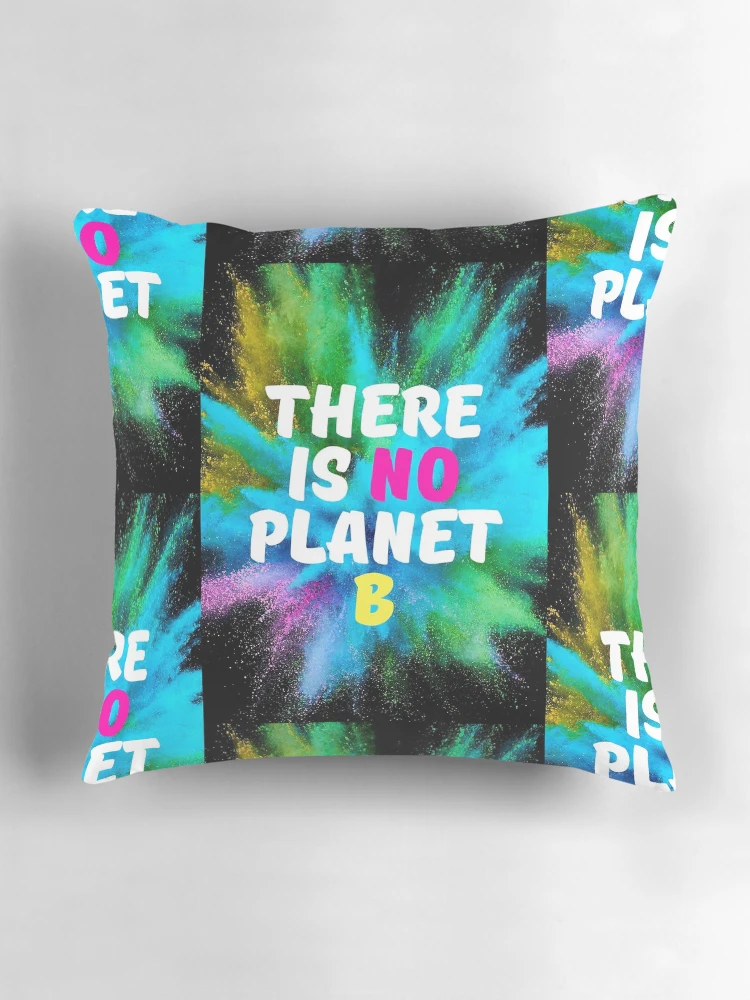 Thumbnail 3 of 4, Pillow, Planet B designed and sold by httpsmarisa.