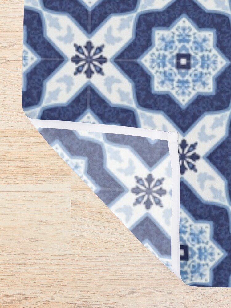 Table Cloth Napkins The Blue Mediterranean Fish Printing Set of 4