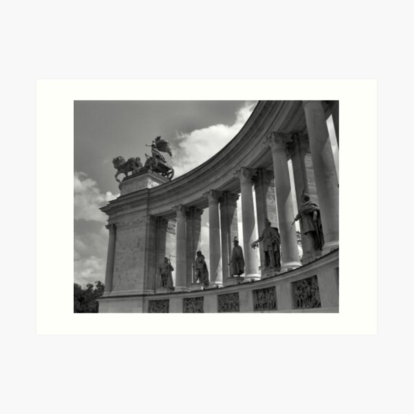 Heroes' Square, Budapest Art Print