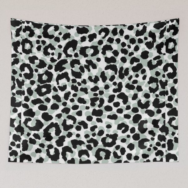 Item preview, Black and Mint Leopard designed and sold by nataliewilsom.