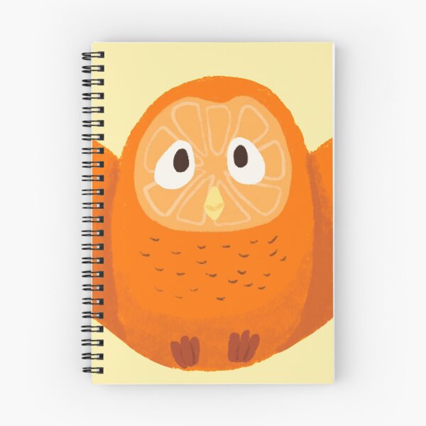 Item preview, Orange Owl Illustration designed and sold by lagrecacreation.
