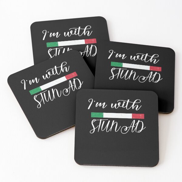 Item preview, I'm with STUNAD funny gift ITALIAN ,funny shirt designed and sold by alikassi.
