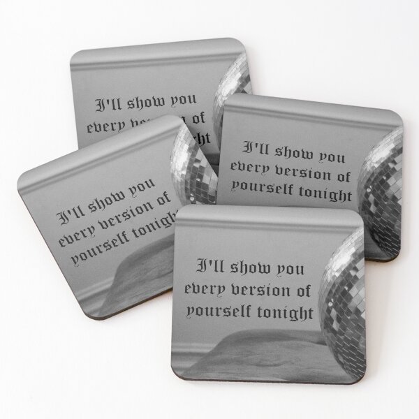 Item preview, mirrorball "i'll show you every version of yourself tonight" designed and sold by lilsammi.
