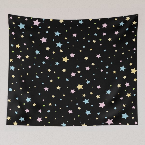 Item preview, Cute Colorful Stars Pattern, unicorn Space designed and sold by redodaha.