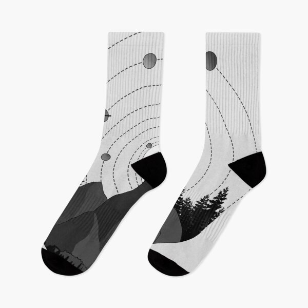 Item preview, Universe Mountain (Black And White Version) designed and sold by Lumos19 Studio.