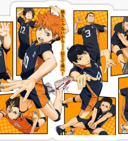 haikyuu stickers redbubble