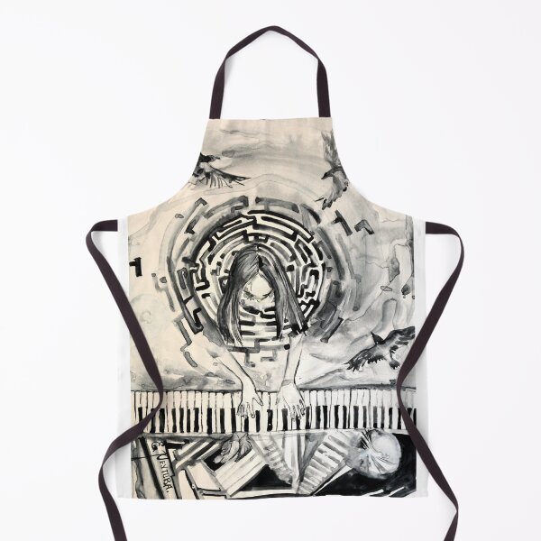 Item preview, A black-and-white labyrinth of feelings. Keys of my thoughts. designed and sold by Elena Reutova.