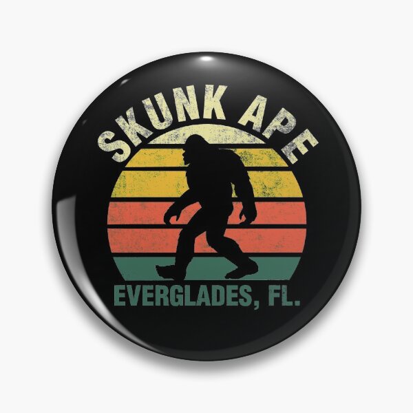 Item preview, Vintage Retro Skunk Ape Florida Everglades Bigfoot Design designed and sold by SpookshowDesign.