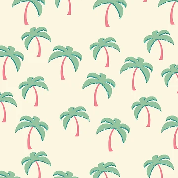Artwork thumbnail, Coconut Tree Pattern Design by Rohit Mane