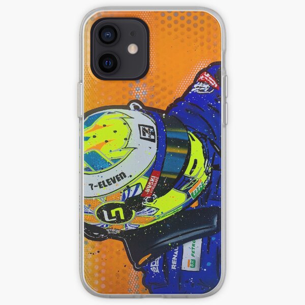 Lando Norris 2019 - McLaren graffiti painting by DRAutoArt iPhone Soft Case