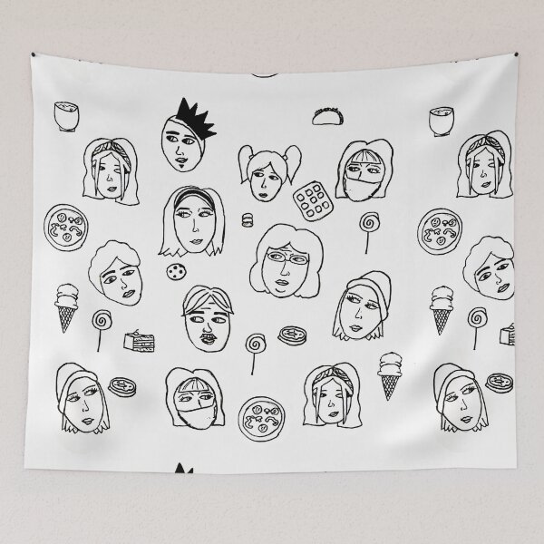 Item preview, Ηuman distancing | Black and White designed and sold by azimaplace.