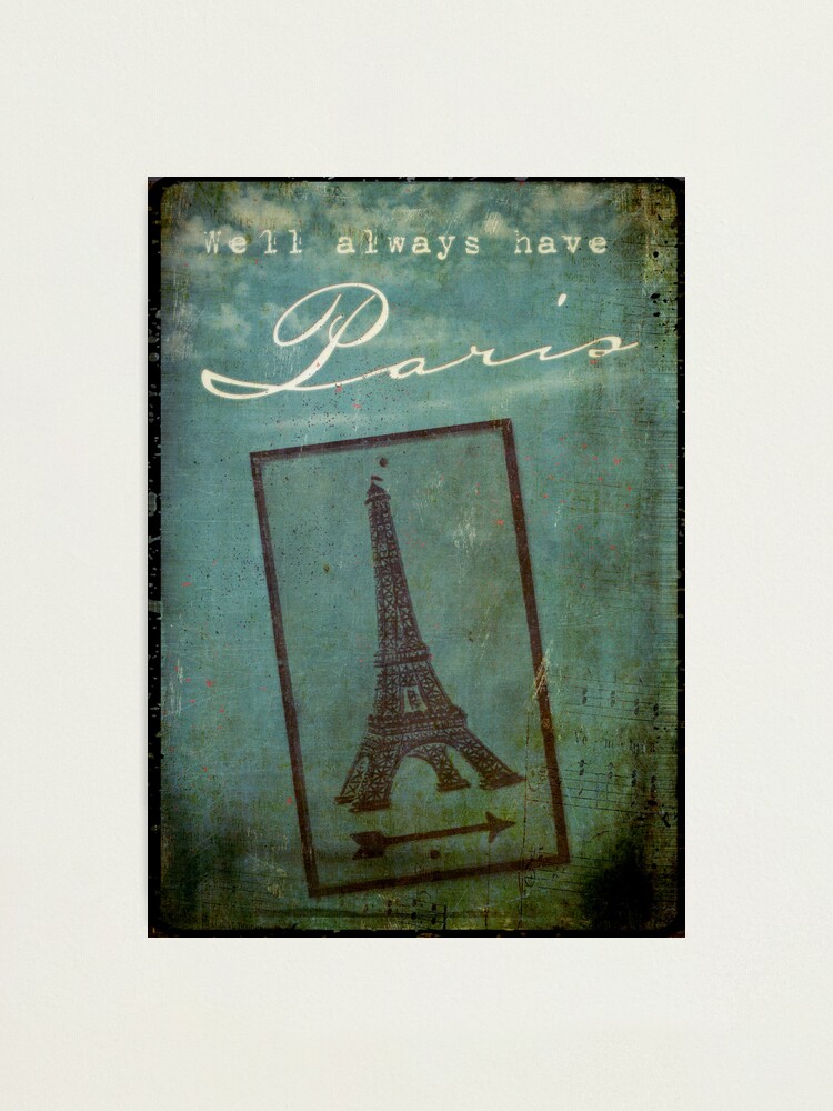 Alternate view of Paris Photographic Print
