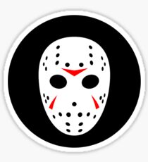 Halloween Hockey Mask Jason Friday 13th Ideology Sticker