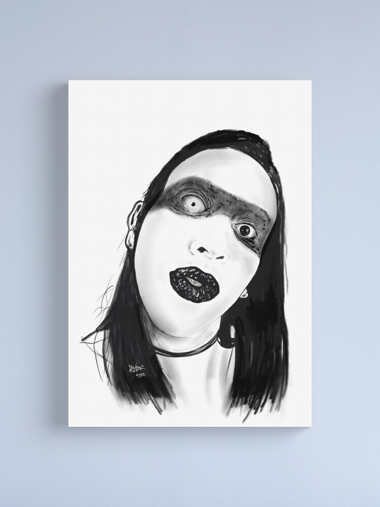 Alternate view of Marilyn Manson Canvas Print