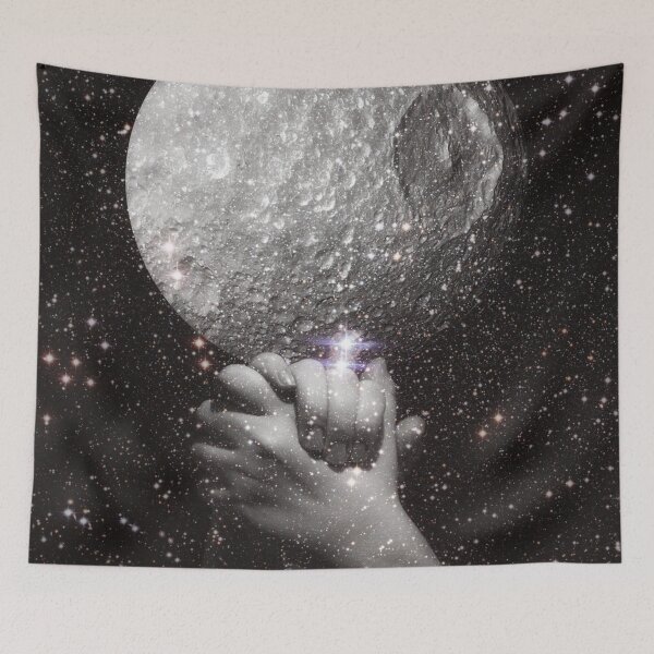 Item preview, Praying the moon designed and sold by Kiki Collagist.