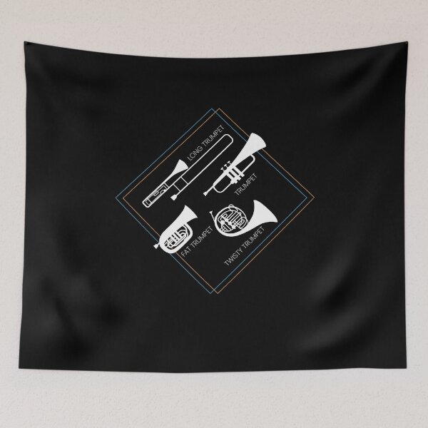 Item preview, Trumpet Types Instrument Band Musicians designed and sold by MooonTees.