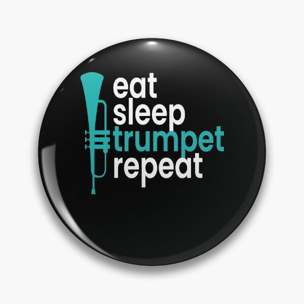 Item preview, Eat Sleep Trumpet Repeat Musicans Instrument designed and sold by MooonTees.