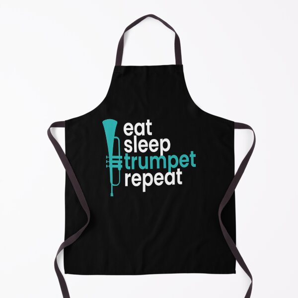 Item preview, Eat Sleep Trumpet Repeat Musicans Instrument designed and sold by MooonTees.