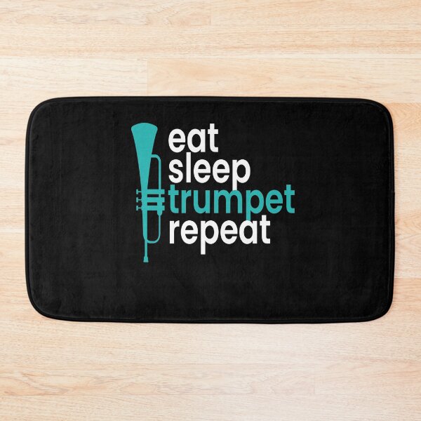 Item preview, Eat Sleep Trumpet Repeat Musicans Instrument designed and sold by MooonTees.