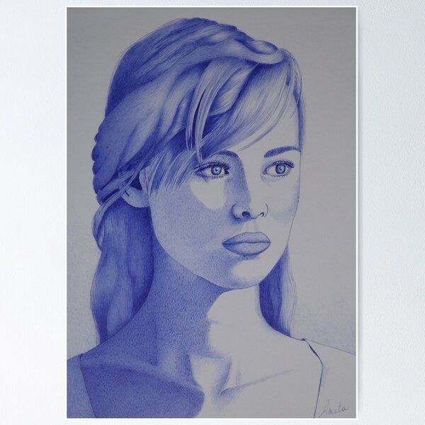 Item preview, Lady in ballpoint designed and sold by Niety.