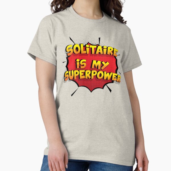 Item preview, Solitaire is my Superpower Funny Design Solitaire Gift designed and sold by Custom365.