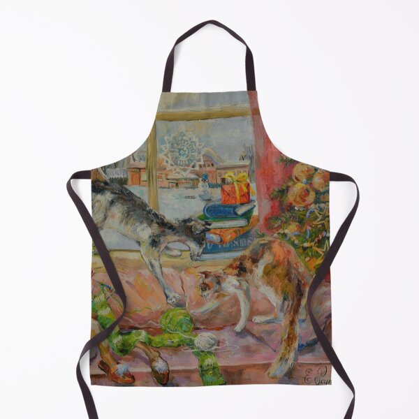 Item preview, Christmas. New Year. Happiness and cats. designed and sold by Elena Reutova.