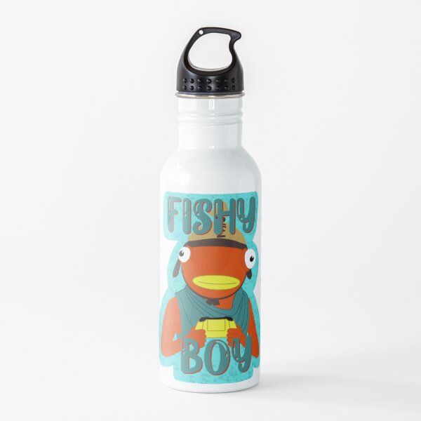 Chico a pescado Botella de agua