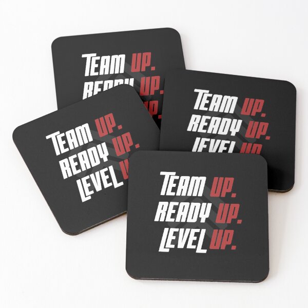 Item preview, Team Up, Ready Up, Level Up designed and sold by Legit Hooligan.