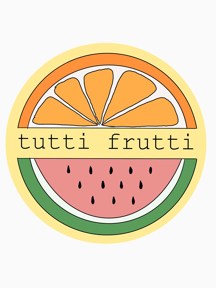 Tutti Frutti T Shirt For Sale By Sk Art Redbubble Orange Melon Fruit T Shirts 1567