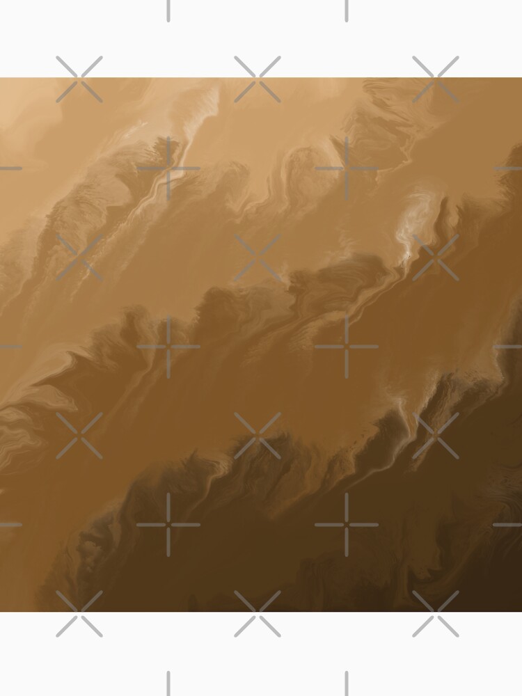 Brown / Tan / Taupe / Beige Acrylic Pour Painting by abstractnudes