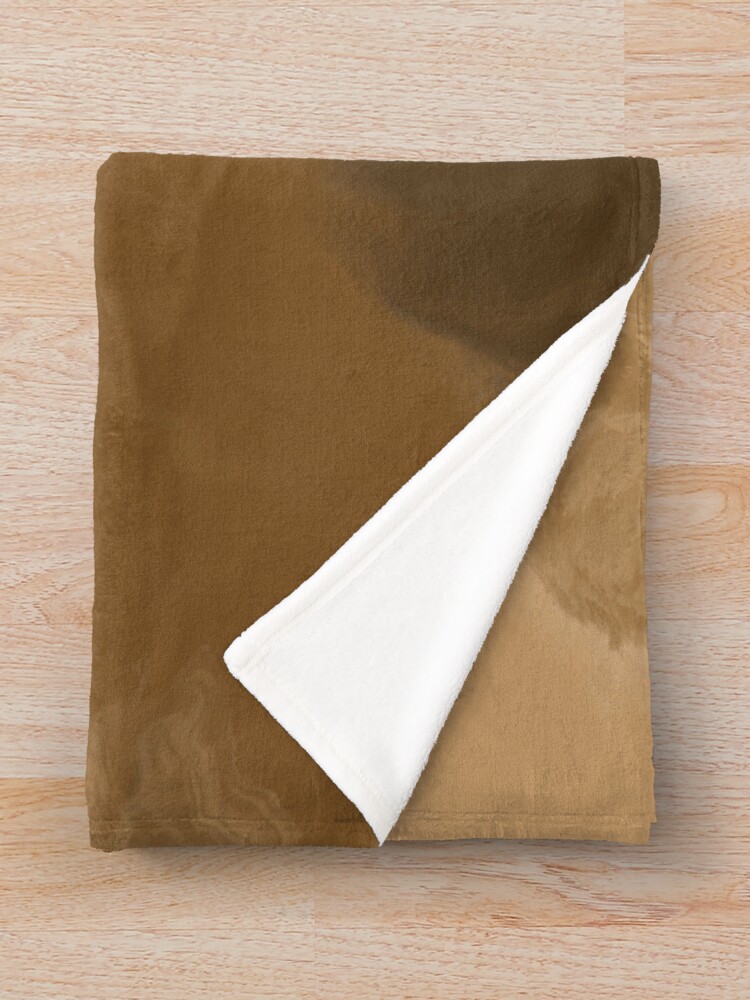 Alternate view of Brown / Tan / Taupe / Beige Acrylic Pour Painting Throw Blanket