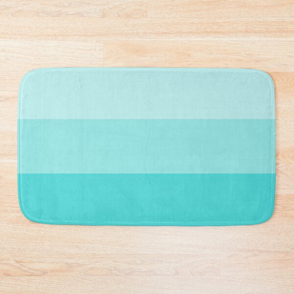 Item preview, Turquoise Gradient Stripes Minimalist Pattern (Bright Robins Egg Blue) designed and sold by kierkegaard.