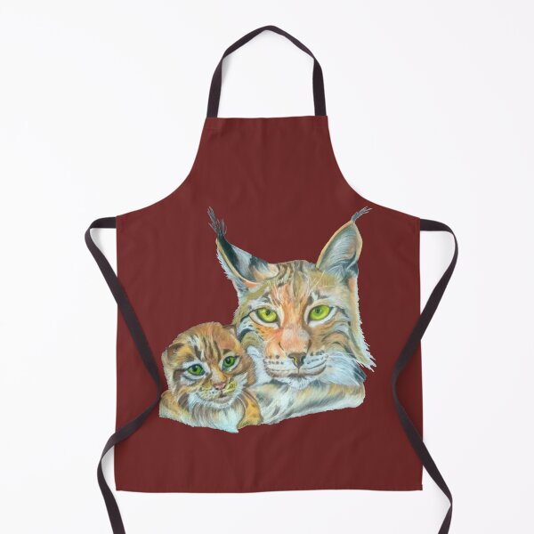 Item preview, Lynxes (The Lynx with Baby) designed and sold by MariaSibireva.