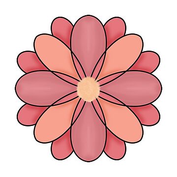 Pink Flower Sticker for Sale by laurenalynn