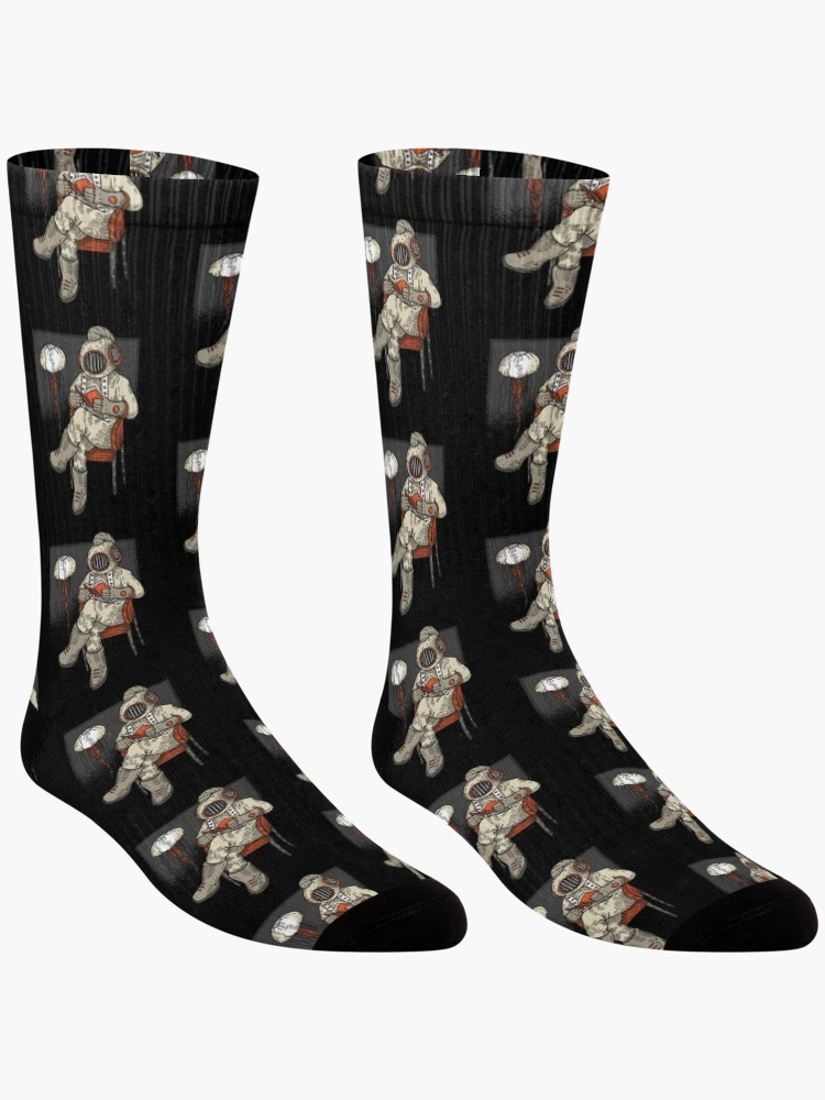Thumbnail 3 of 5, Socks, Reading Diver Design designed and sold by DavinciStore21.