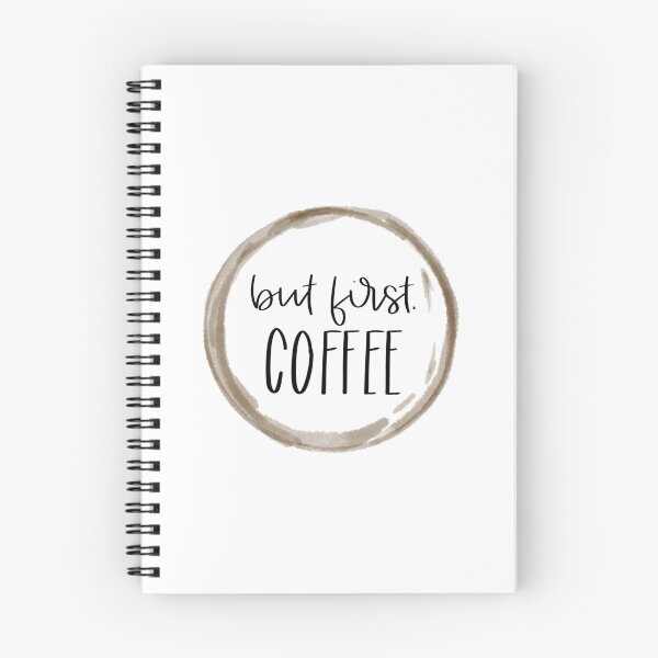 Item preview, But First, Coffee with Coffee Stain designed and sold by RobinLynneDes.