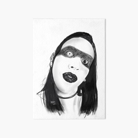 Marilyn Manson Art Board Print