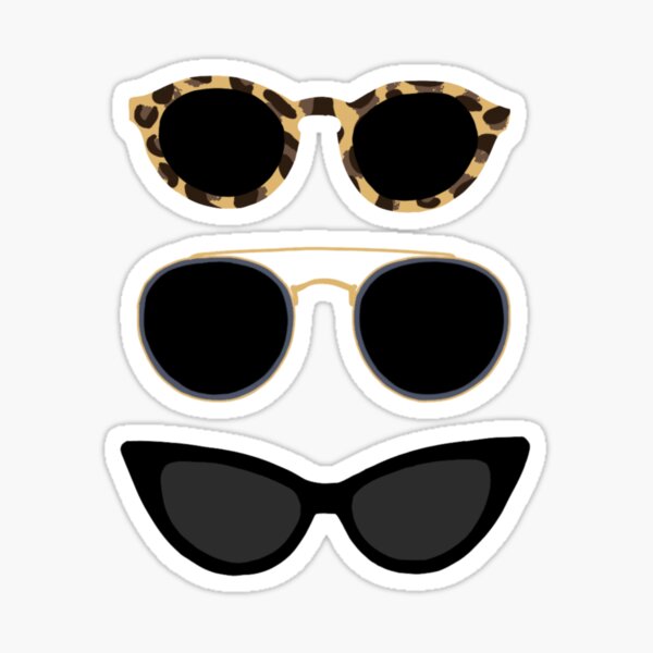 Sunglasses Sticker Pack Sticker For Sale By Albrechtjk Redbubble