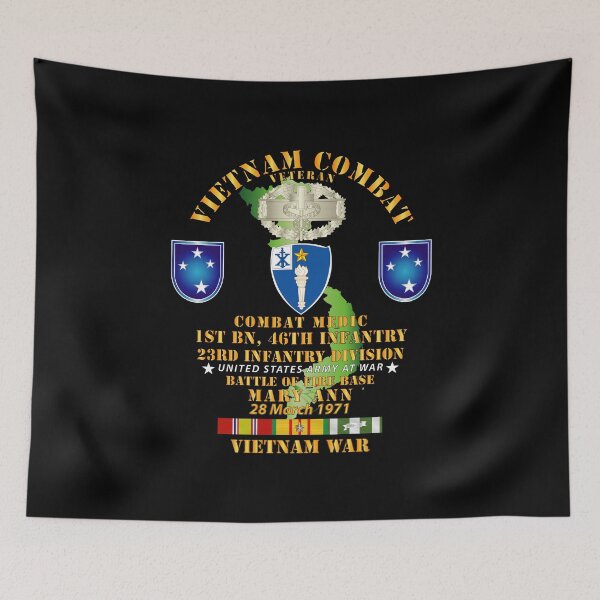 Item preview, Army - Battle for FSB Mary Ann - Combat Medic - 1st Bn 46th Infantry w VN SVC designed and sold by Military Insignia Products.