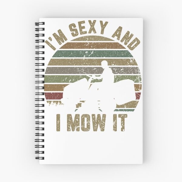 Item preview, I'm Sexy and I Mow It Funny Retro Grass Lawn Mower Gift designed and sold by SusanneFurst.