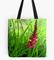 Lonely Red Flower Tote Bag