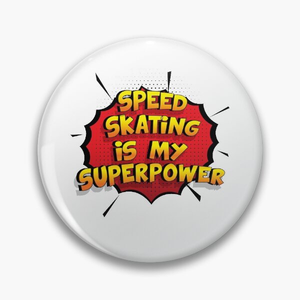 Item preview, Speed Skating is my Superpower Funny Design Speed Skating Gift designed and sold by Custom365.