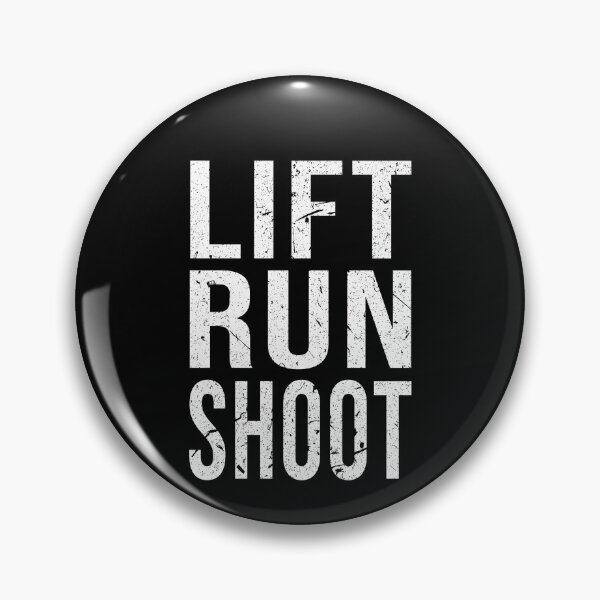 Artikelvorschau, Lift Run Shoot Fitness lustig entworfen und verkauft von SusanneFurst.
