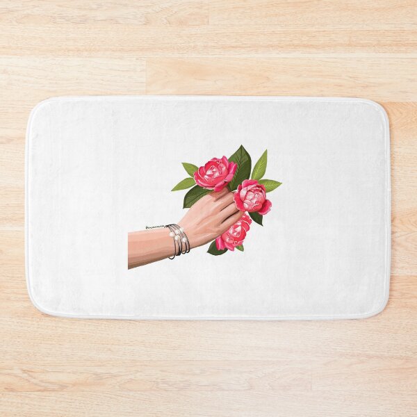 Item preview, Reaching for pretty pink flowers designed and sold by colorfullyso.