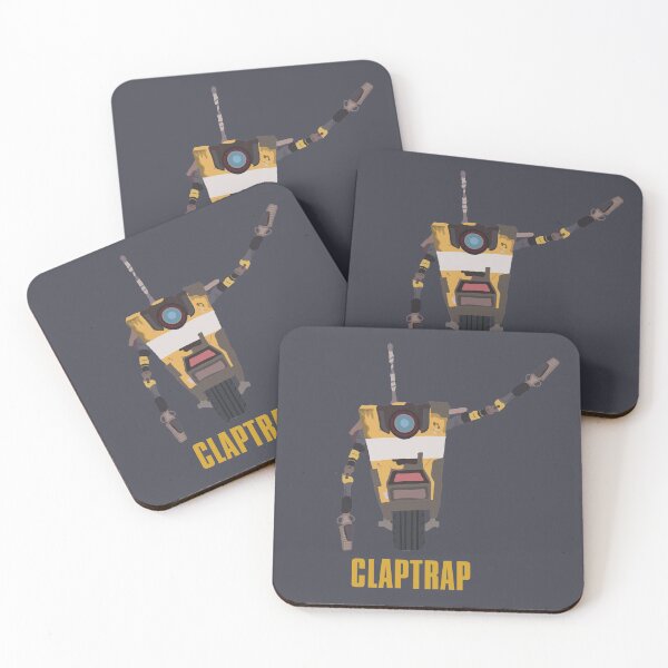 Claptrap - Borderlands Coasters (Set of 4)