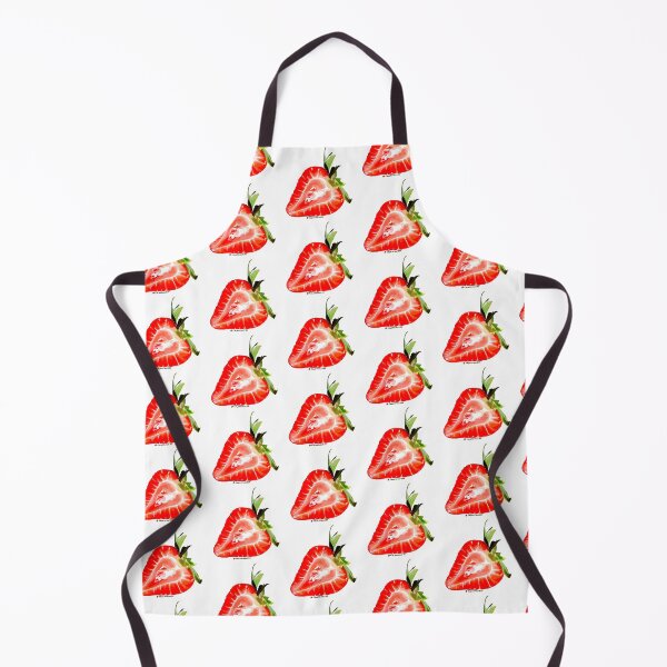 Item preview, red and juicy strawberry half designed and sold by colorfullyso.